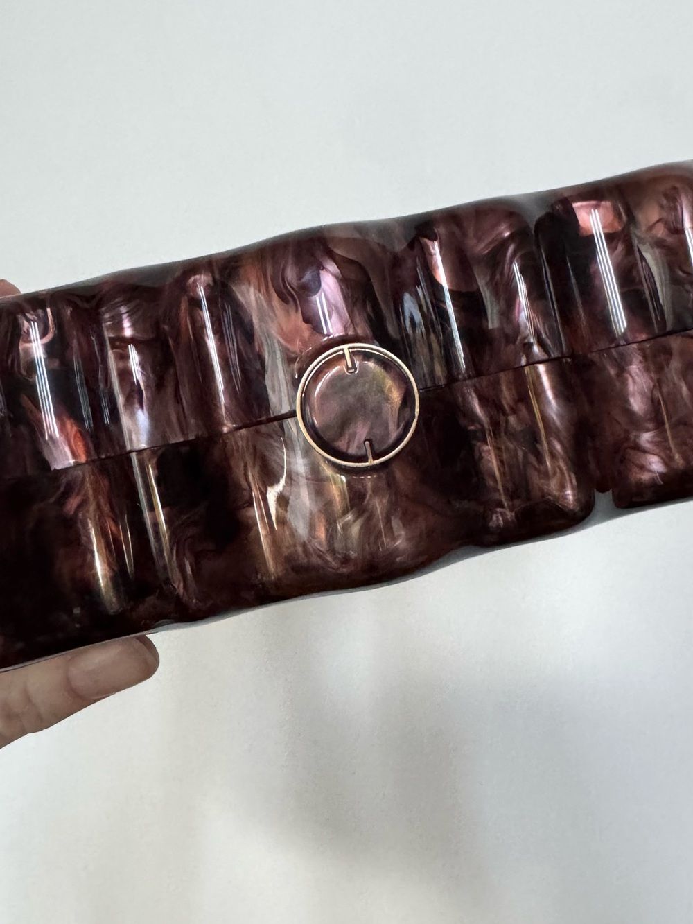 NEW Cult Gaia Paloma clutch in bronze - Picture 6 of 10